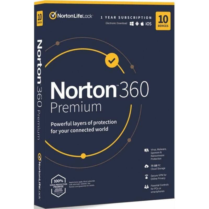 Software Norton 360 PREMIUM 75GB CZ