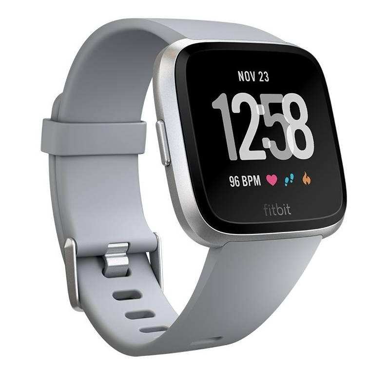 Chytré hodinky Fitbit Versa - Gray Silver Aluminum