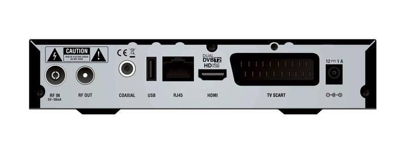 DVB-T2 přijímač Tesla Duplex T2 Dual černý, DVB-T2, přijímač, Tesla, Duplex, T2, Dual, černý