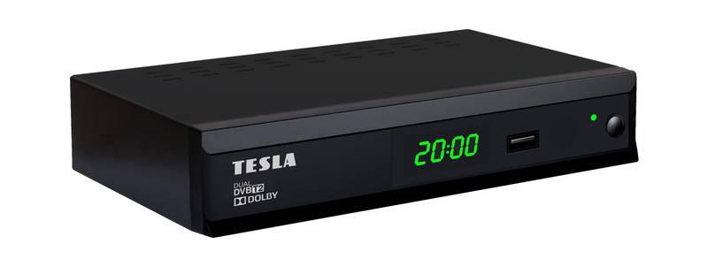 DVB-T2 přijímač Tesla Duplex T2 Dual černý, DVB-T2, přijímač, Tesla, Duplex, T2, Dual, černý