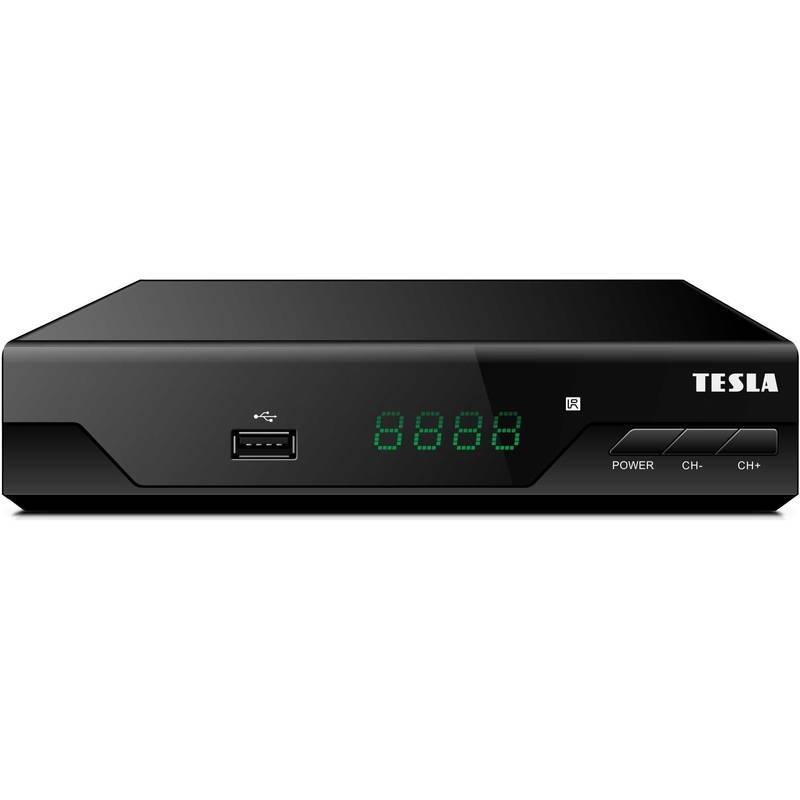 DVB-T2 přijímač Tesla TE-310 černý, DVB-T2, přijímač, Tesla, TE-310, černý