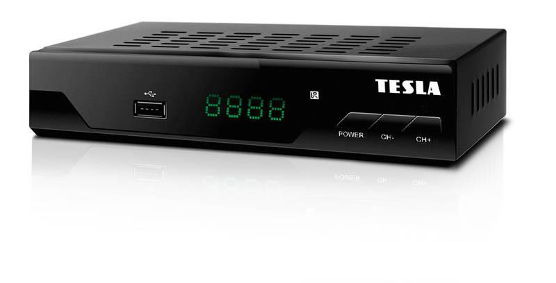 DVB-T2 přijímač Tesla TE-310 černý, DVB-T2, přijímač, Tesla, TE-310, černý