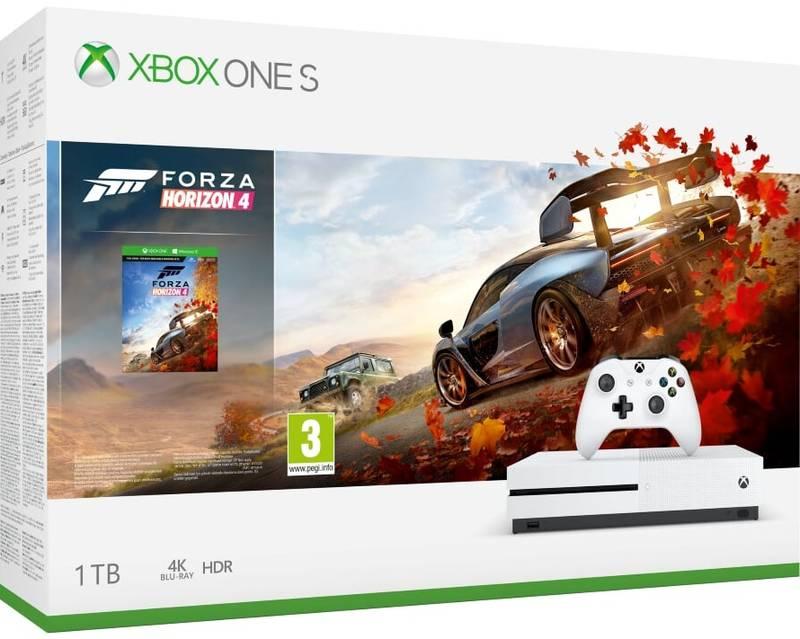 Herní konzole Microsoft Xbox One S 1 TB Forza Horizon 4