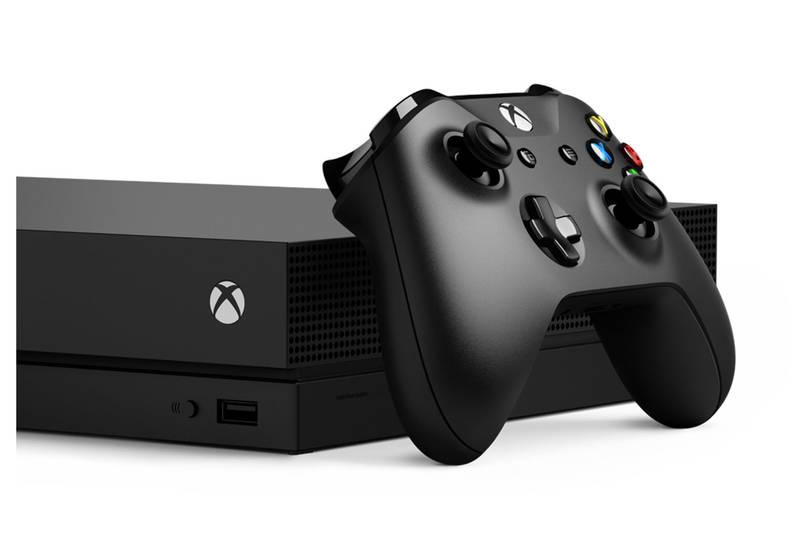 Herní konzole Microsoft Xbox One X černá