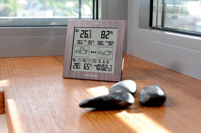 Meteorologická stanice Hyundai WS 2244 W hnědá