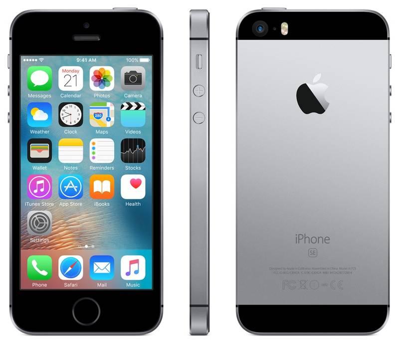 Mobilní telefon Apple iPhone SE 32 GB - Space Grey, Mobilní, telefon, Apple, iPhone, SE, 32, GB, Space, Grey