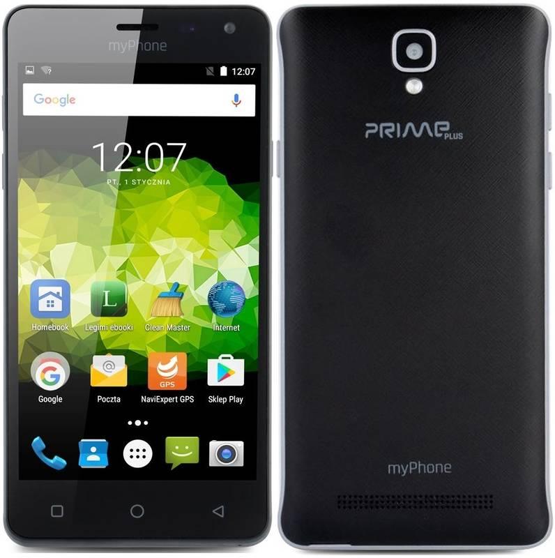 Mobilní telefon myPhone PRIME PLUS černý