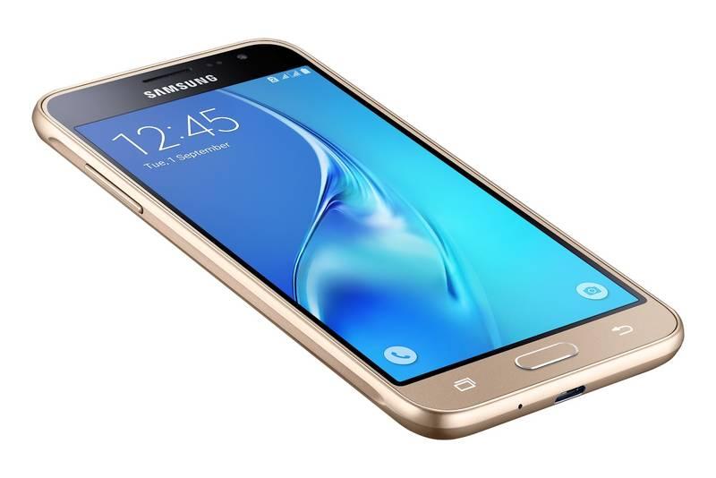 Mobilní telefon Samsung Galaxy J3 2016 Dual SIM zlatý
