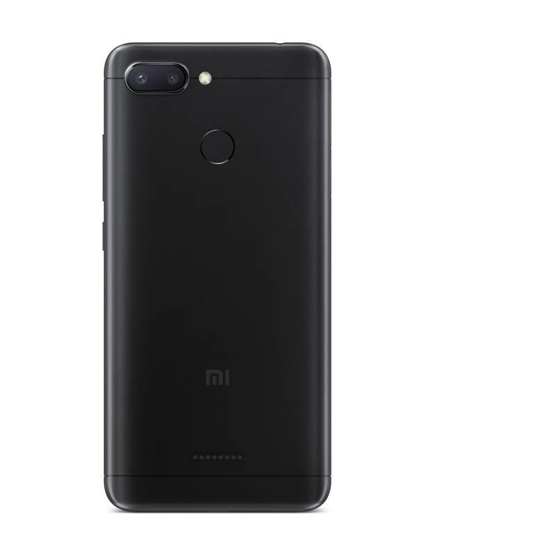 Mobilní telefon Xiaomi Redmi 6 Dual SIM 3GB 32GB černý, Mobilní, telefon, Xiaomi, Redmi, 6, Dual, SIM, 3GB, 32GB, černý