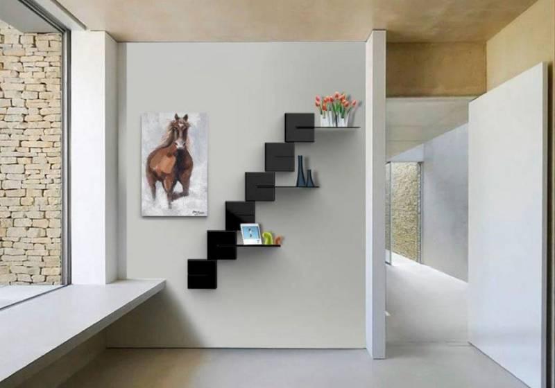 Organizér na kabely Meliconi GHOST CUBE Shelf černý