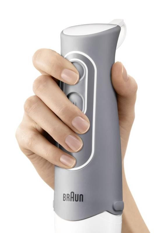 Ponorný mixér Braun Multiquick 5 MQ525 Omelette šedý bílý