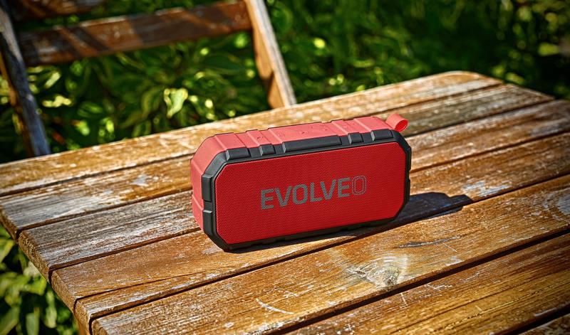 Přenosný reproduktor Evolveo Armor FX5 červené