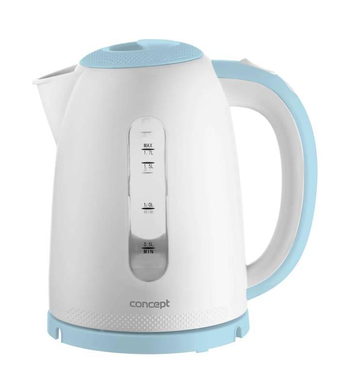 Rychlovarná konvice Concept Palette RK2333 bílá modrá