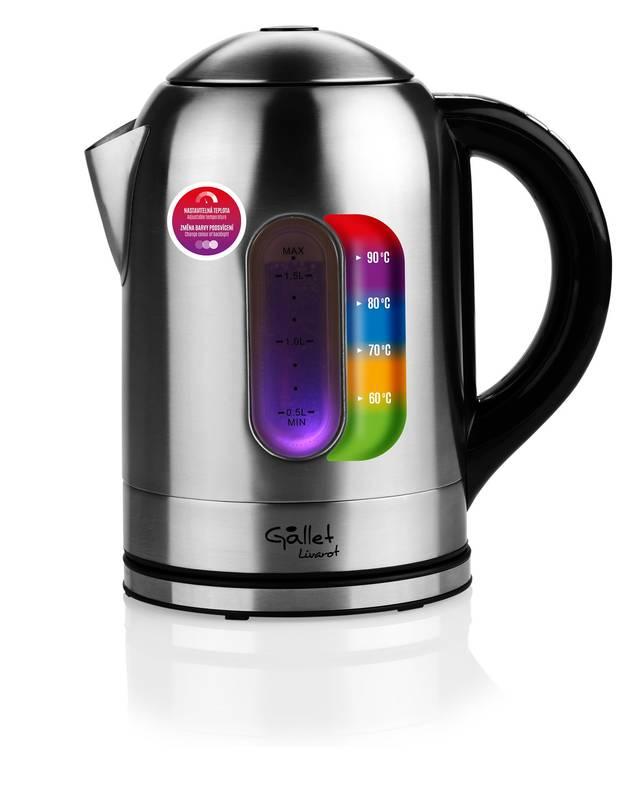 Rychlovarná konvice Gallet Livarot BOU700D nerez