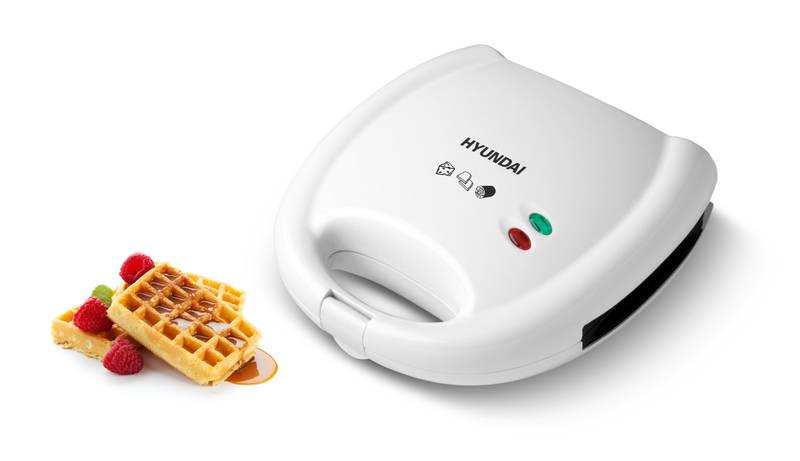 Sendvičovač Hyundai SM 627, 3 v 1 bílý