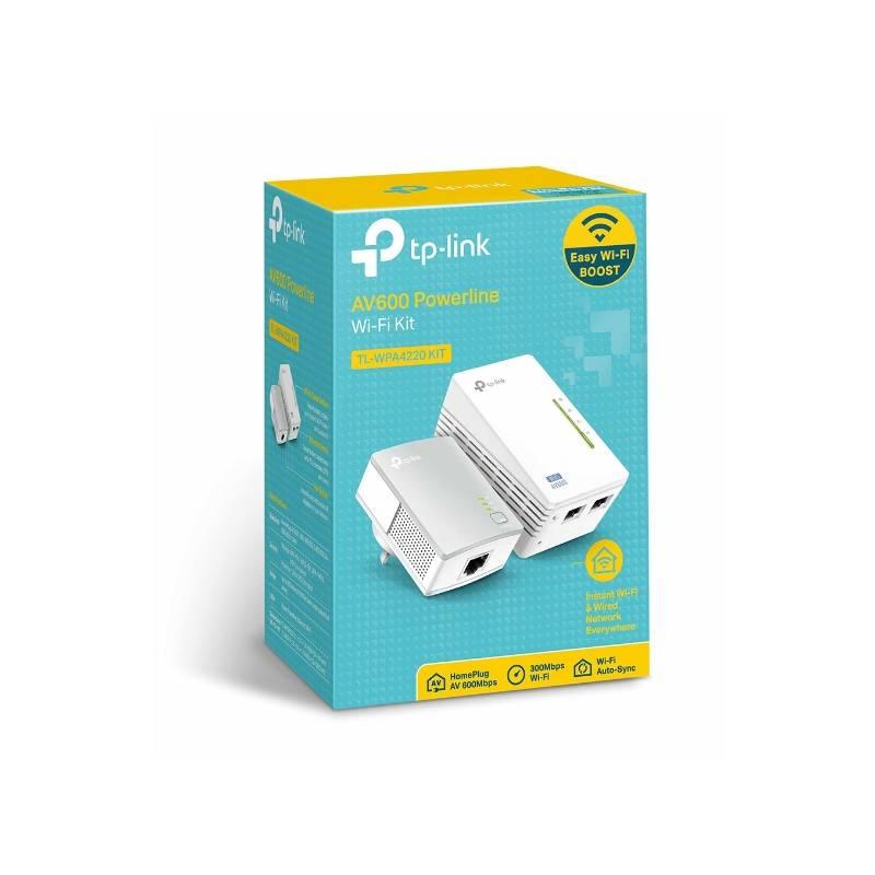 Síťový rozvod LAN po 230V TP-Link TL-WPA4220 KIT bílý, Síťový, rozvod, LAN, po, 230V, TP-Link, TL-WPA4220, KIT, bílý