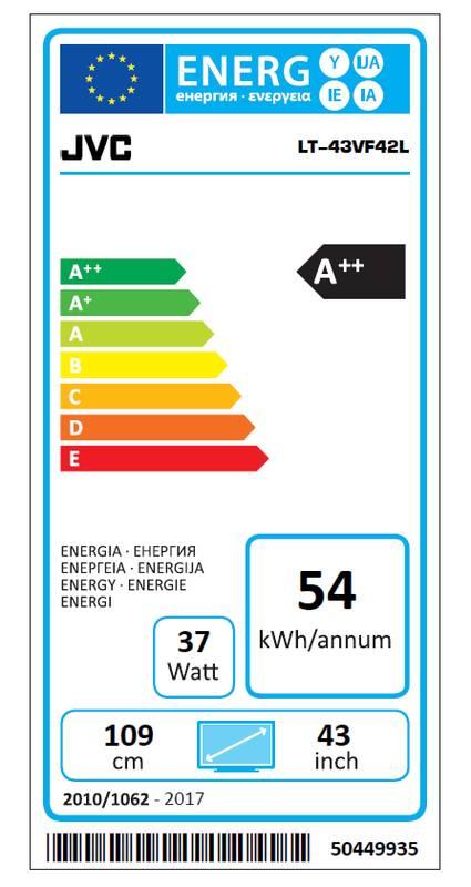 Televize JVC LT-43VF42L černá