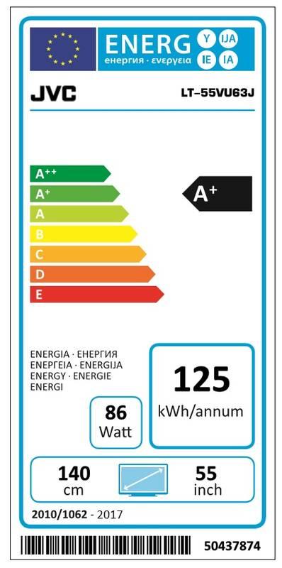 Televize JVC LT-55VU63J černá
