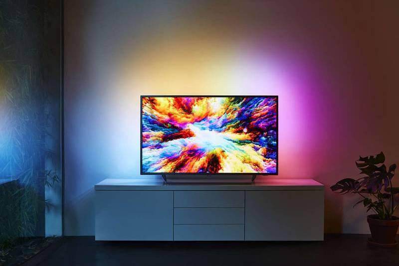 Televize Philips 43PUS7303 stříbrná