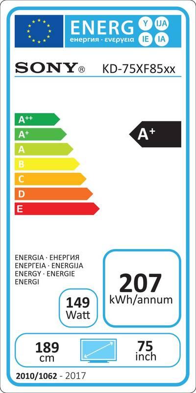 Televize Sony KD-75XF8596