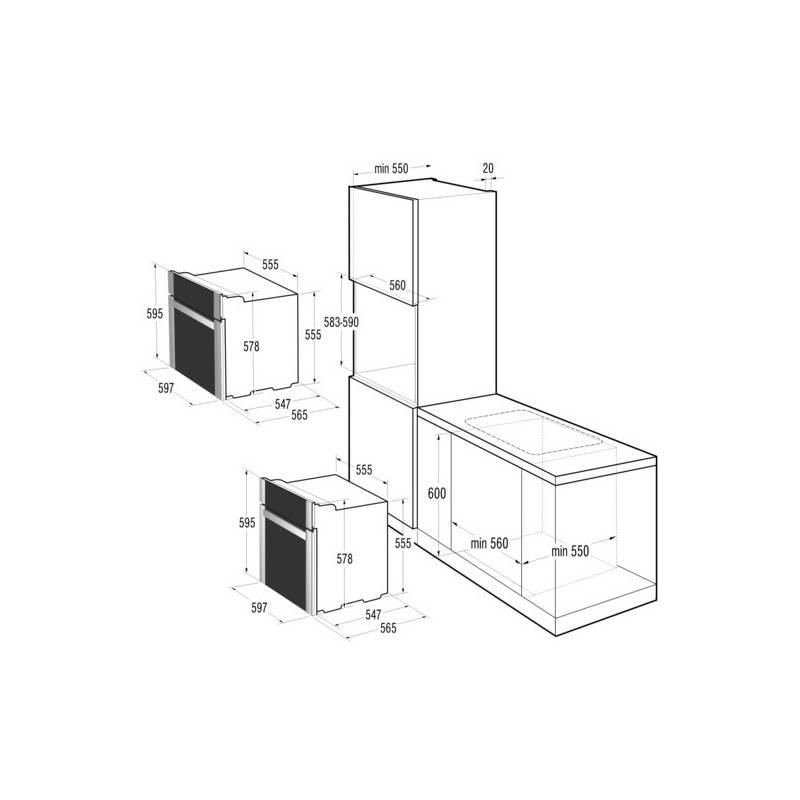 Trouba Gorenje Simplicity 2 BO 71 SY2W bílá