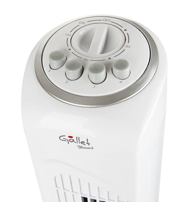 Ventilátor sloupový Gallet VEN29T bílá barva