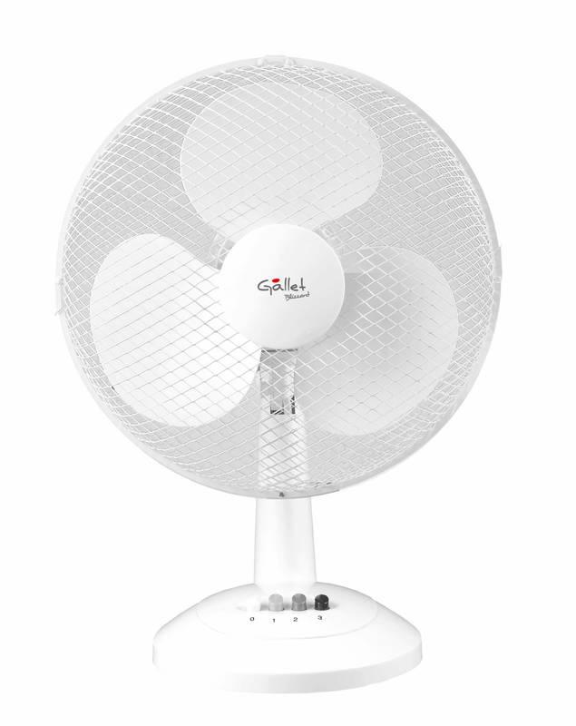 Ventilátor stolní Gallet VEN12 bílá barva