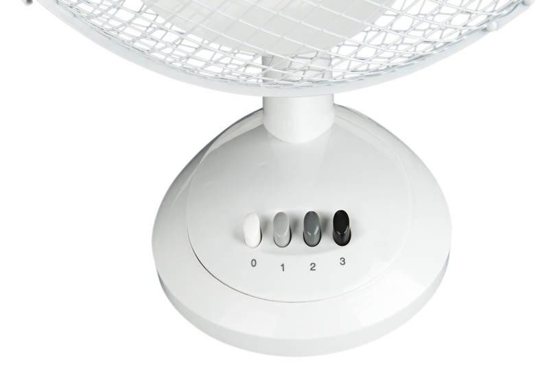 Ventilátor stolní Gallet VEN12 bílá barva