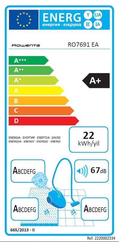 Vysavač podlahový Rowenta RO7691EA modrý