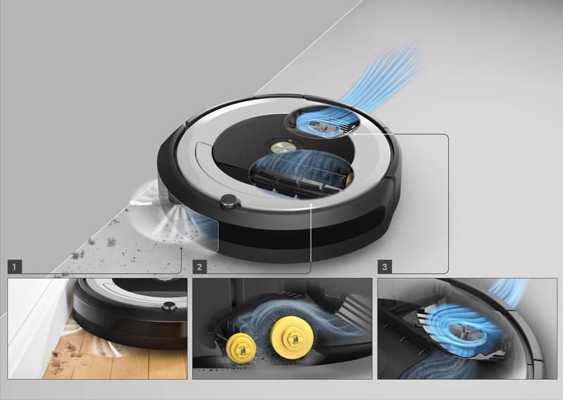 Vysavač robotický iRobot Roomba 696 šedý, Vysavač, robotický, iRobot, Roomba, 696, šedý