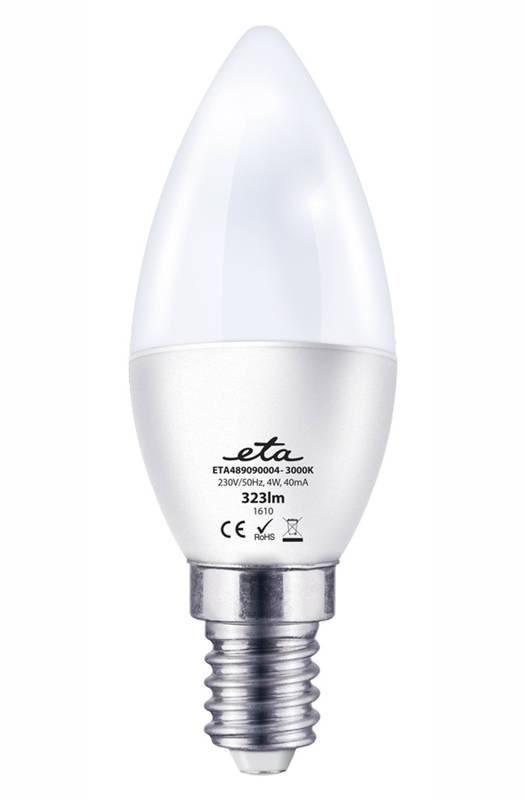 Žárovka LED ETA EKO LEDka svíčka, 4W, E14, teplá bílá, Žárovka, LED, ETA, EKO, LEDka, svíčka, 4W, E14, teplá, bílá