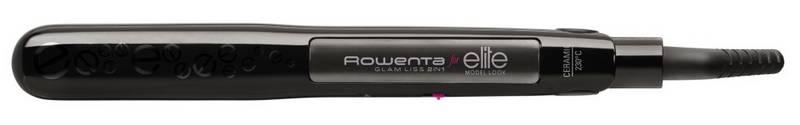 Žehlička na vlasy Rowenta New Compact Liss 230 Elite SF1012F0 černá