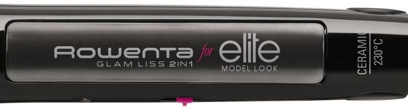Žehlička na vlasy Rowenta New Compact Liss 230 Elite SF1012F0 černá