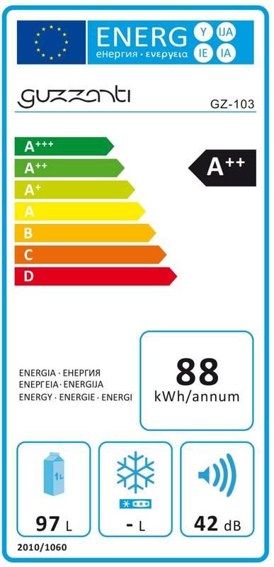 Chladnička Guzzanti GZ 103 bílá