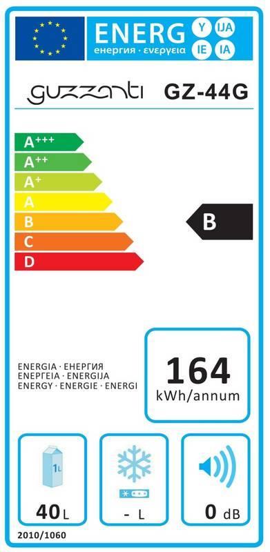 Chladnička Guzzanti GZ 44G černá
