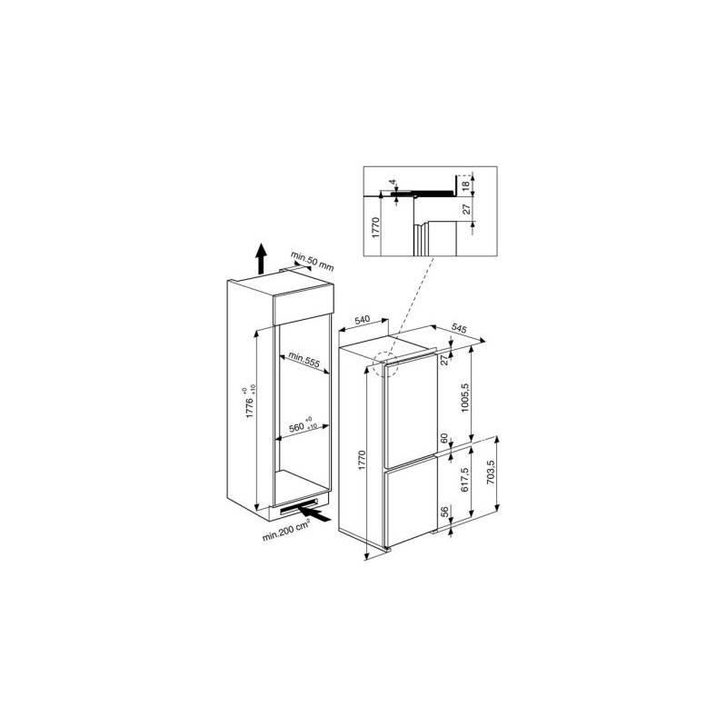 Chladnička s mrazničkou Whirlpool ART 6503 A