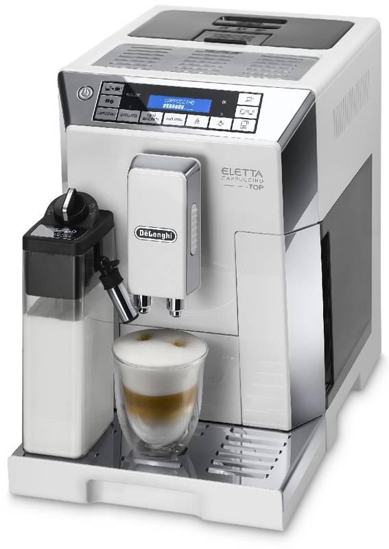 Espresso DeLonghi Eletta ECAM 45.760 W bílé nerez