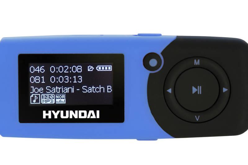 MP3 přehrávač Hyundai MP 366 GB4 FM BL modrý