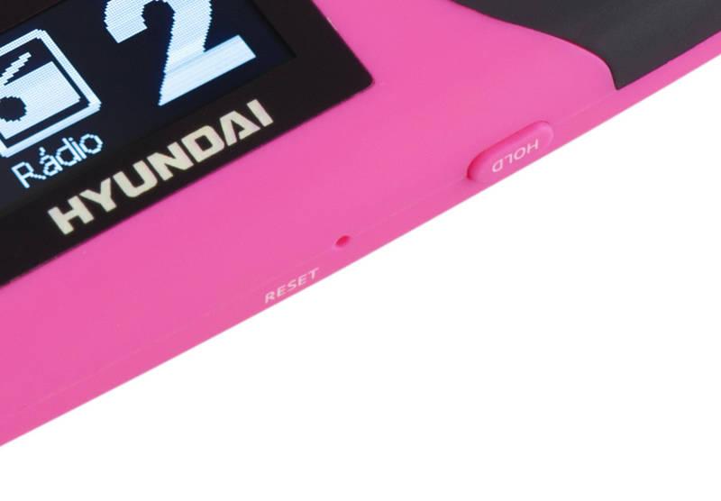 MP3 přehrávač Hyundai MP 366 GB4 FM P růžový