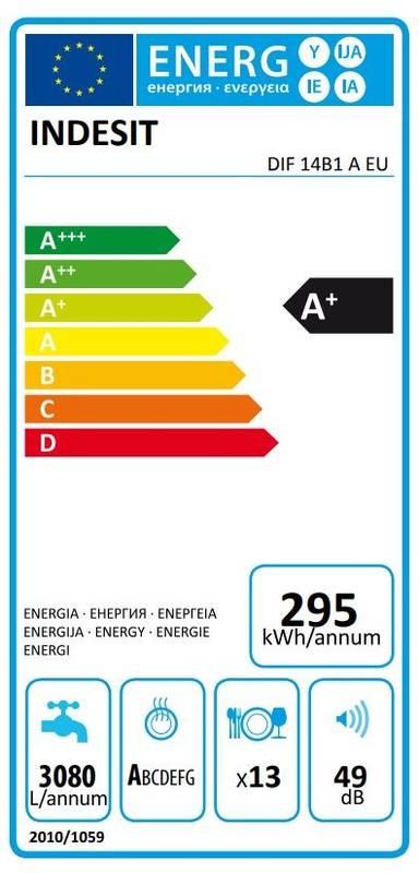 Myčka nádobí Indesit DIF 14B1 A EU, Myčka, nádobí, Indesit, DIF, 14B1, A, EU