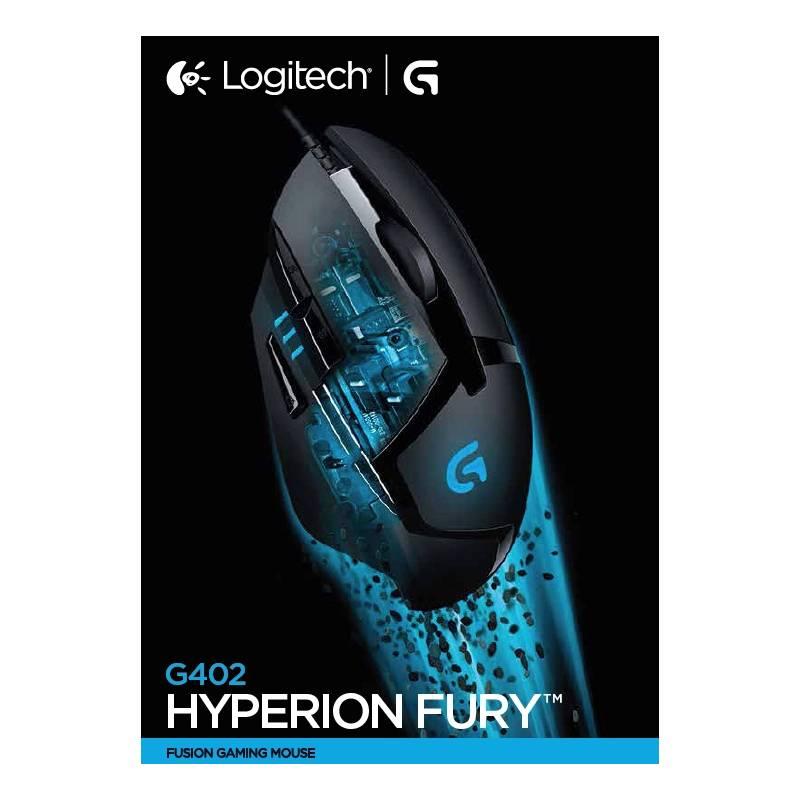 Myš Logitech Gaming G402 Hyperion Fury černá