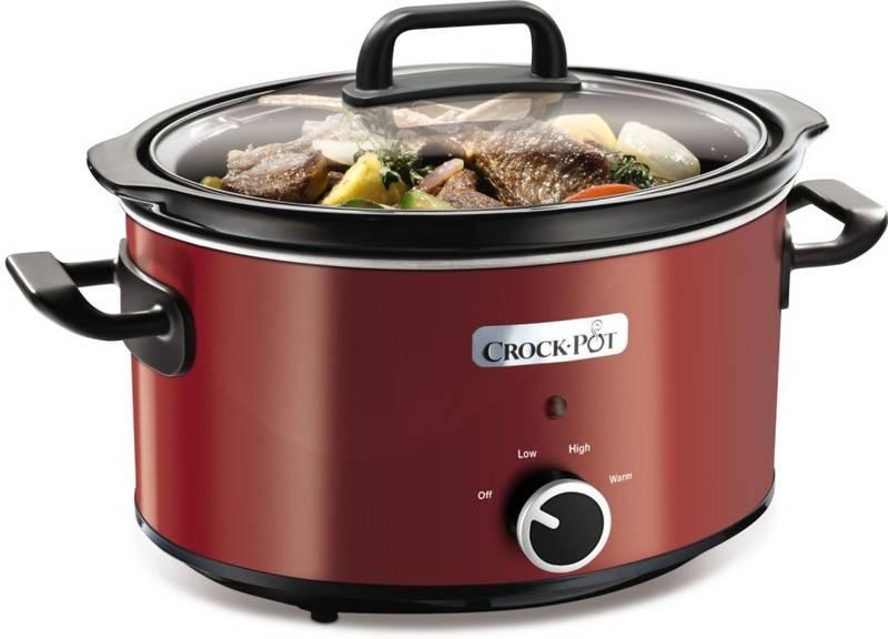 Pomalý hrnec Bionaire CrockPot SCV400RD červený