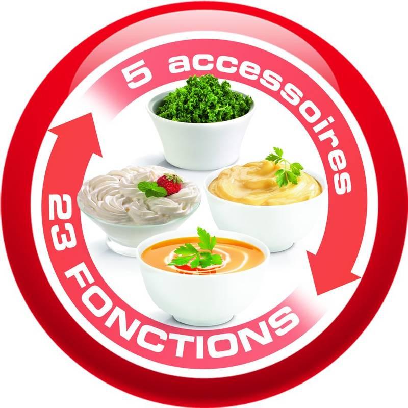 Ponorný mixér Tefal InfinyForce HB866A38 černý