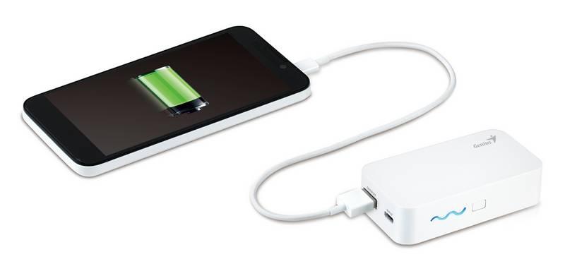 Powerbank Genius ECO-u521 5200mAh bílá