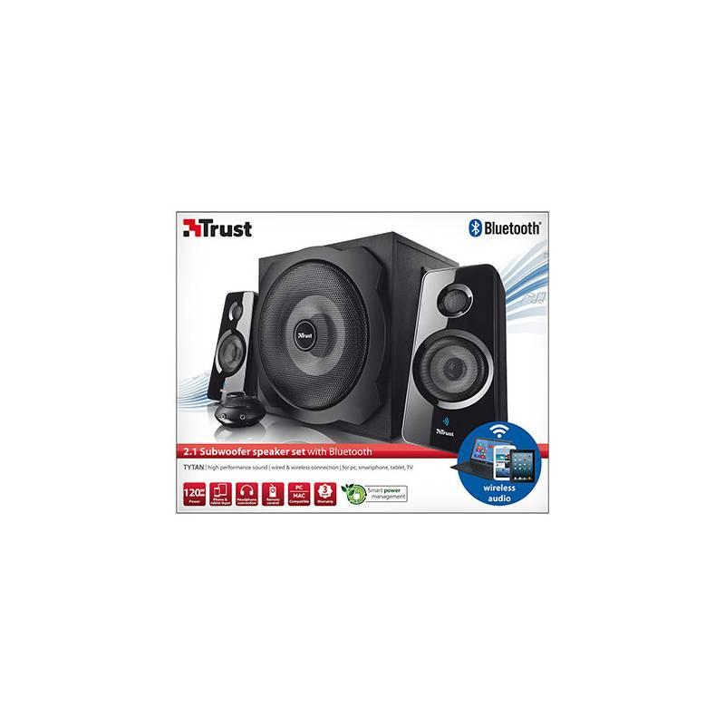 Reproduktory Trust Tytan 2.1 bluetooth černá