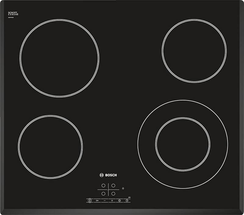 Sklokeramická varná deska Bosch PKF651B17E černá