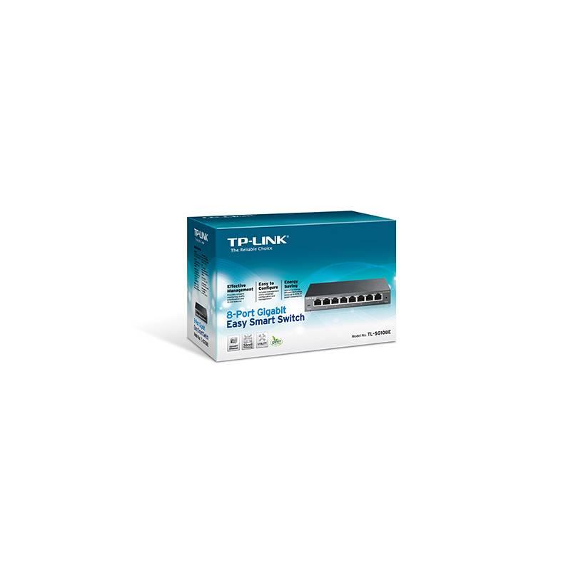 Switch TP-Link TL-SG108E Gigabit, Switch, TP-Link, TL-SG108E, Gigabit