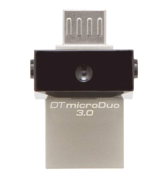 USB Flash Kingston DataTraveler Micro Duo 3.0 16GB OTG MicroUSB USB 3.0 černý