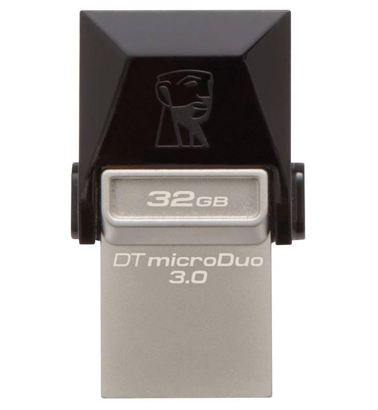 USB Flash Kingston DataTraveler Micro Duo 3.0 32GB OTG MicroUSB USB 3.0 černý