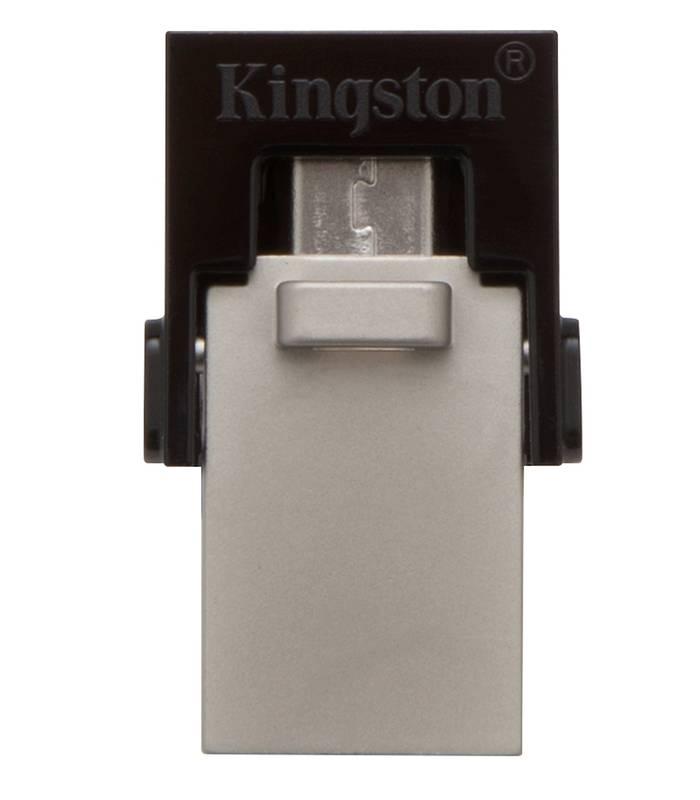 USB Flash Kingston DataTraveler Micro Duo 3.0 32GB OTG MicroUSB USB 3.0 černý